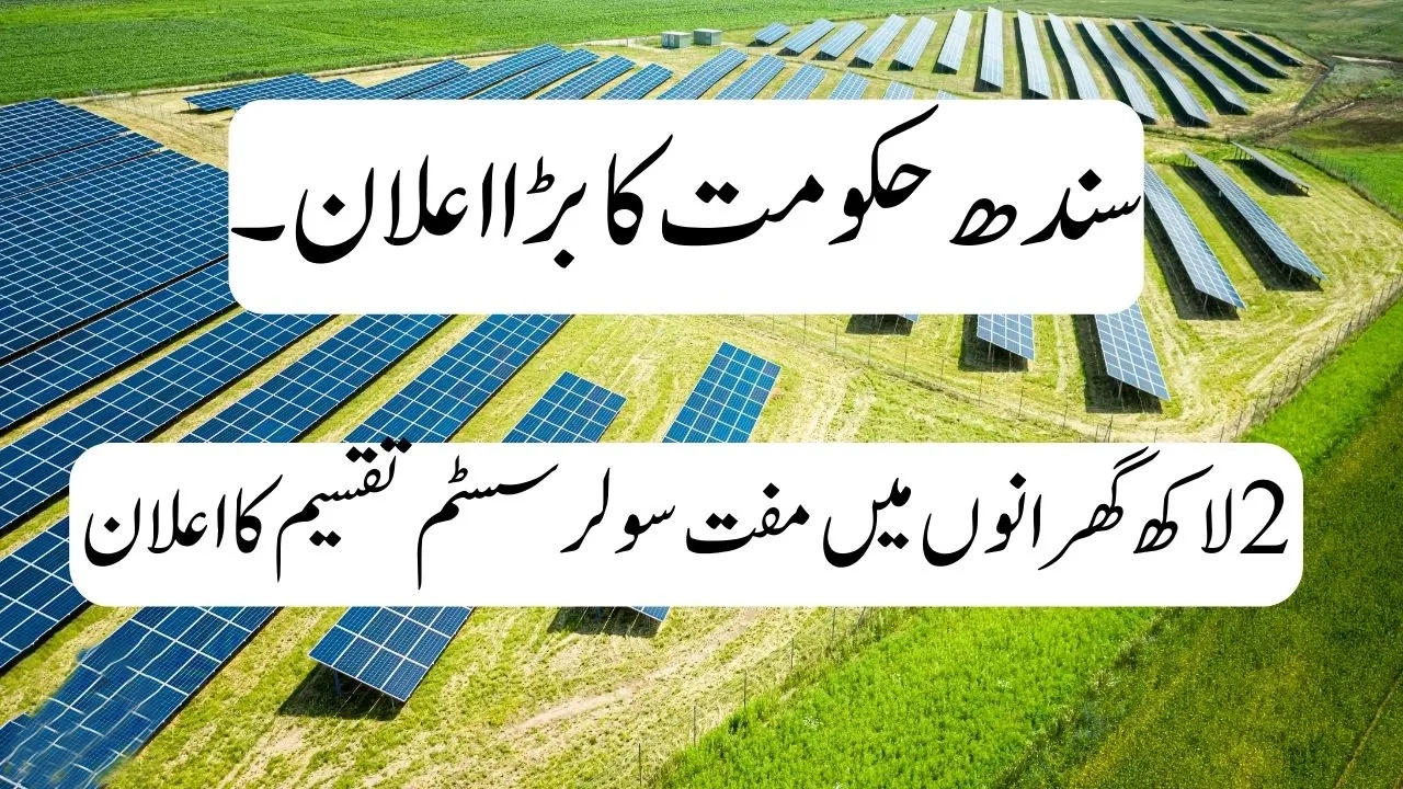 sindh solar panel scheme 2024