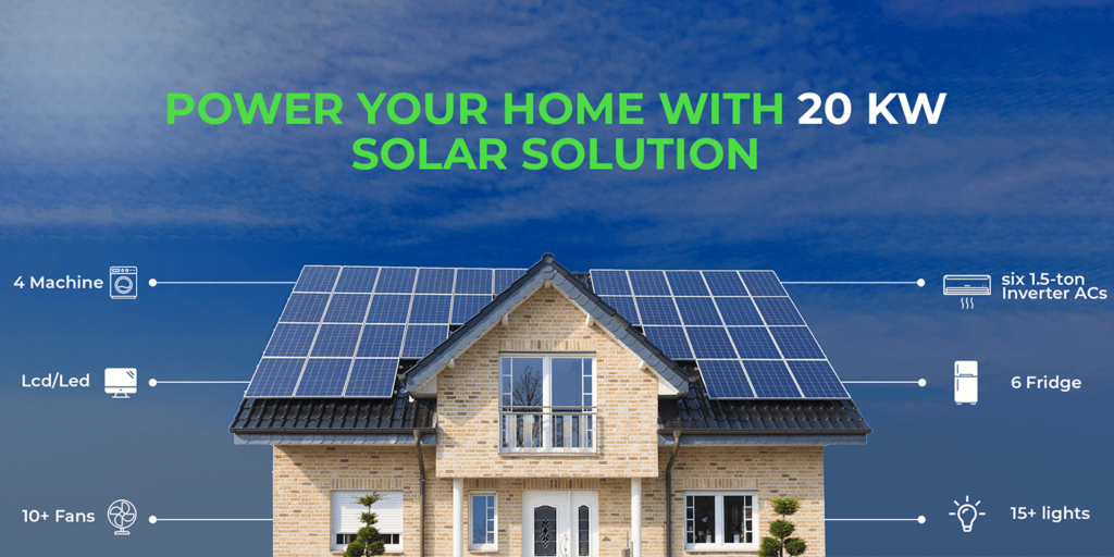 Power Your Home with a 20KW Solar System Solution