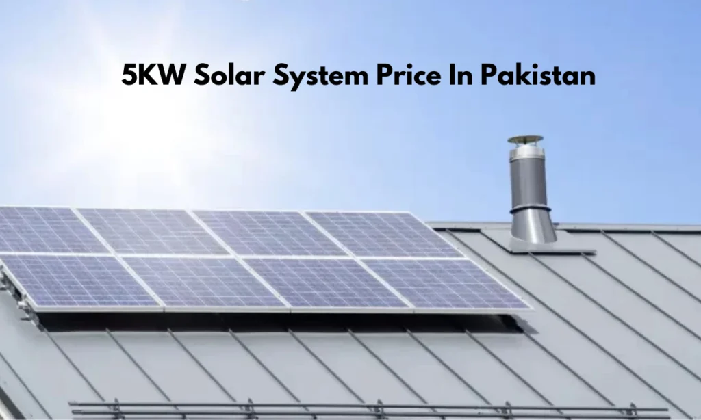 5kw solar system cost in pakistan