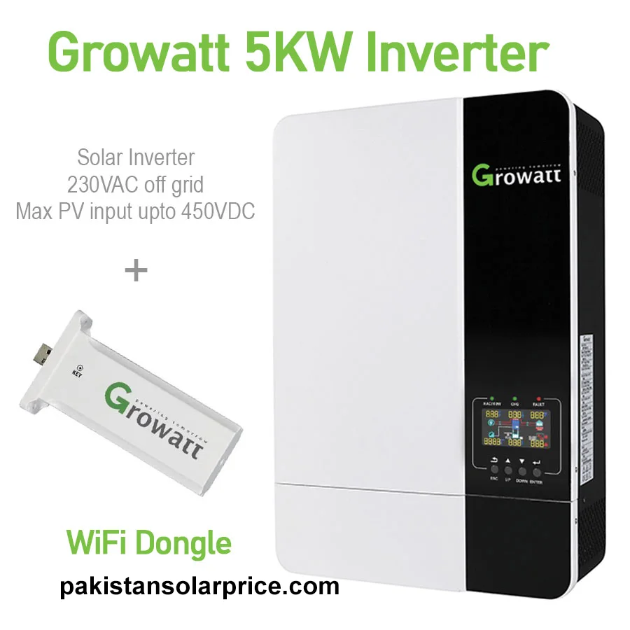 5kw Growatt solar inverter price in pakistan