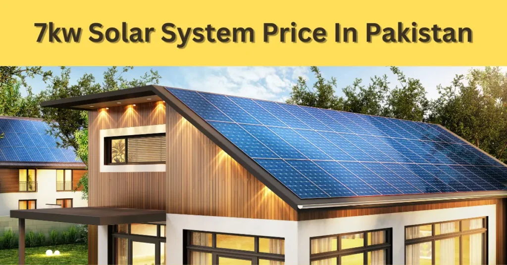 7kW solar system in Pakistan, Cost savings on electricity bills,