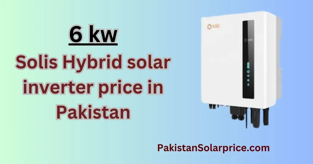 Solis 6kW Hybrid Inverter, Efficient solar energy solution