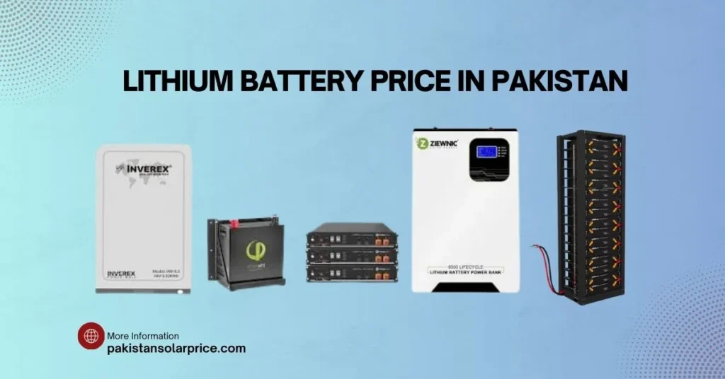 Lithium battery prices in Pakistan - Affordable and durable energy storage solutions for various applications.