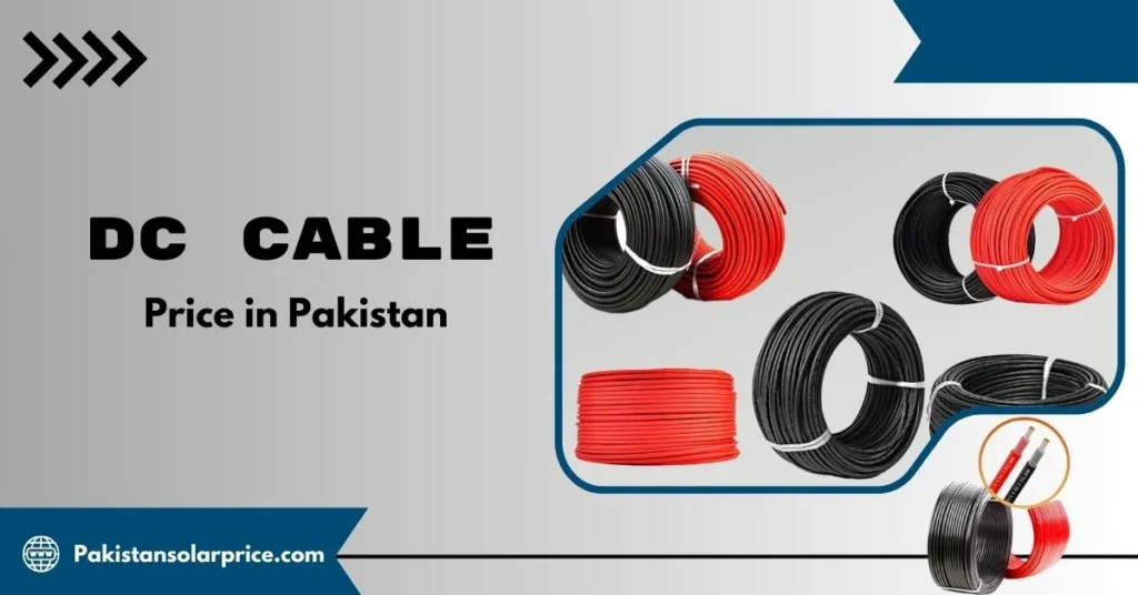 DC cable price in Pakistan - High-quality cables for solar energy systems and other electrical uses.