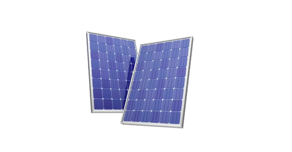 Side-by-side comparison of double glass and single glass solar panels showing construction and durability differences.